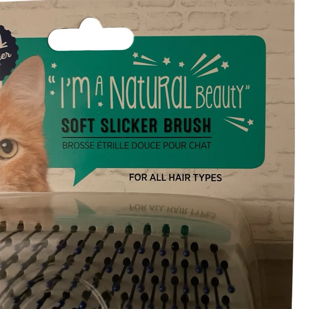 Whisker City Cat Soft Slicker Brush - NWT